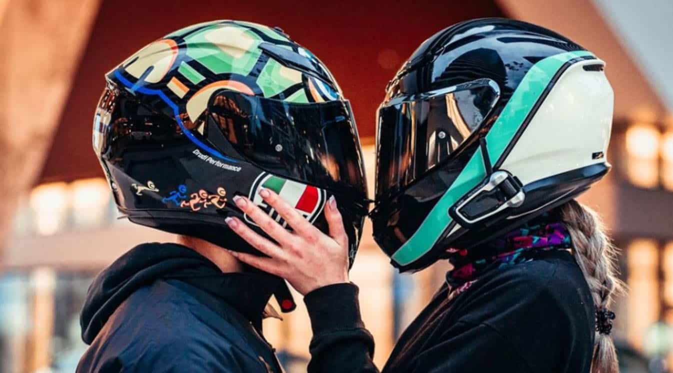 couple motorcycle helmets Adult DOT Approved Men Women Classic Retro Open Face Style 3/4 Half Face Helmet with Visor for Cruiser Street Personality Motorcycle Vintage Half Helmets Bike Helmet-A-Small : Automotive Sunsets looked better with you