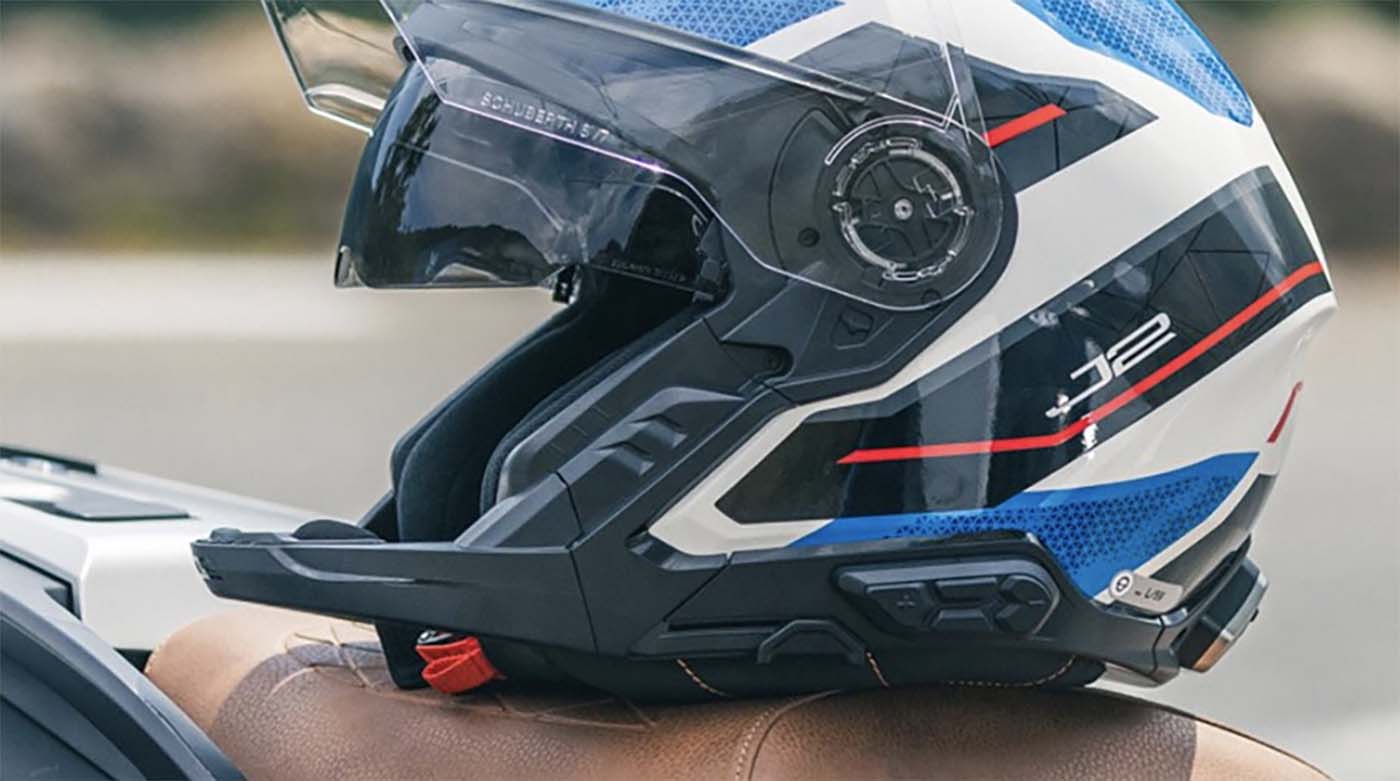 biker helmet sitting on seat