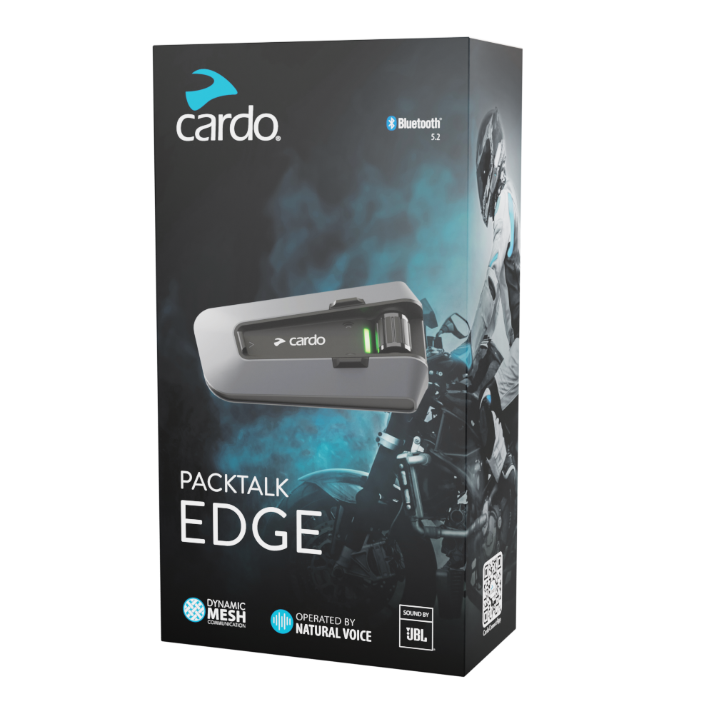 アクセサリー Cardo PACKTALK EDGE Packtalk EDGE: Bluetooth Headset | Cardo Systems