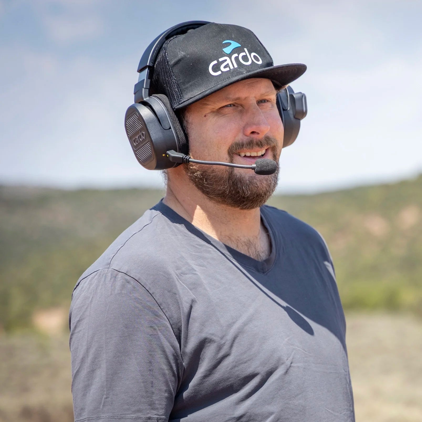 Packtalk Edgephones ORV DUO + 2 Gel Cups + 2 Cardo caps