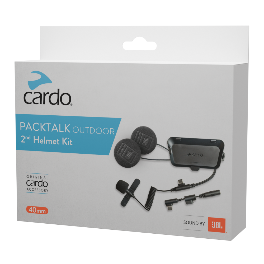 Cardo Packtalk 2nd Helmet Kit for Outdoor Sports | Cardo Systems Cardo Packtalk 2nd Helmet Kit for Outdoor Sports | Cardo Systems