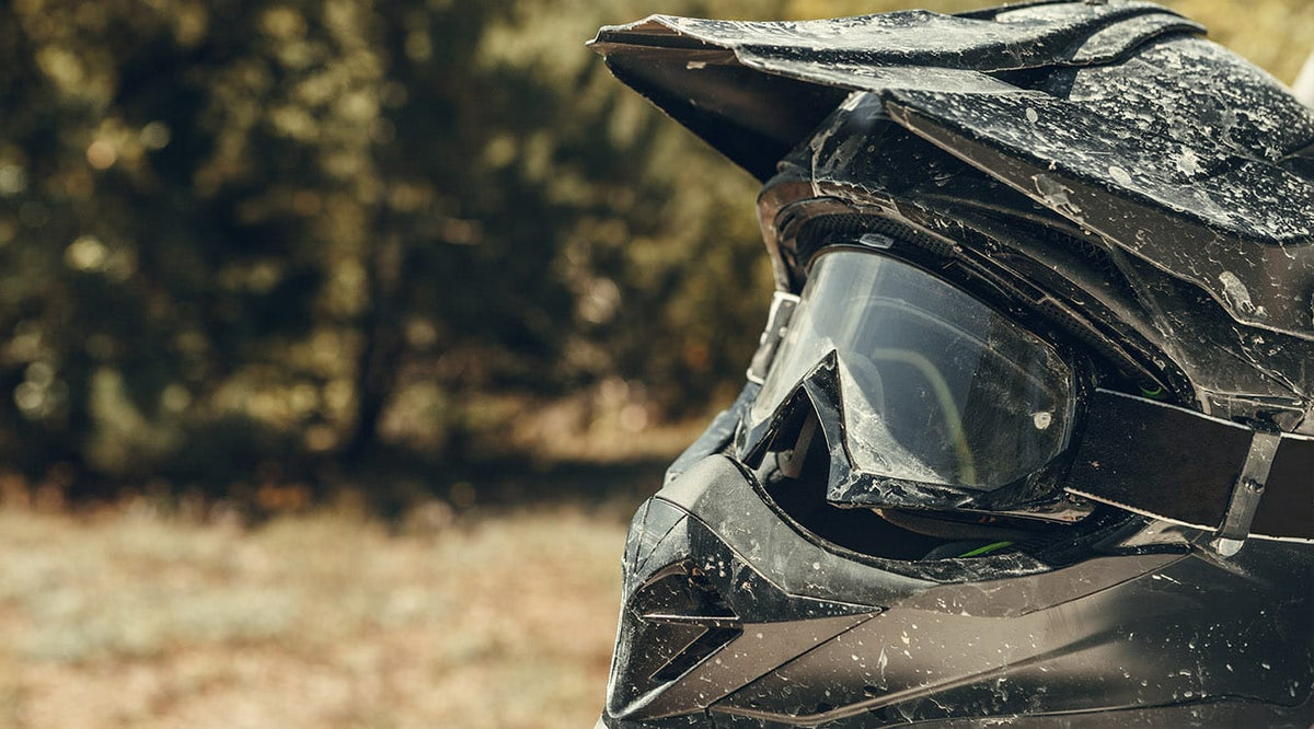 A dirt bike helmet online