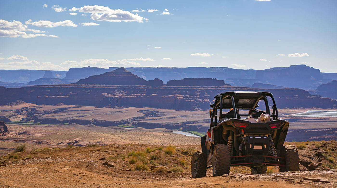 off-road vehicle views of moab utah