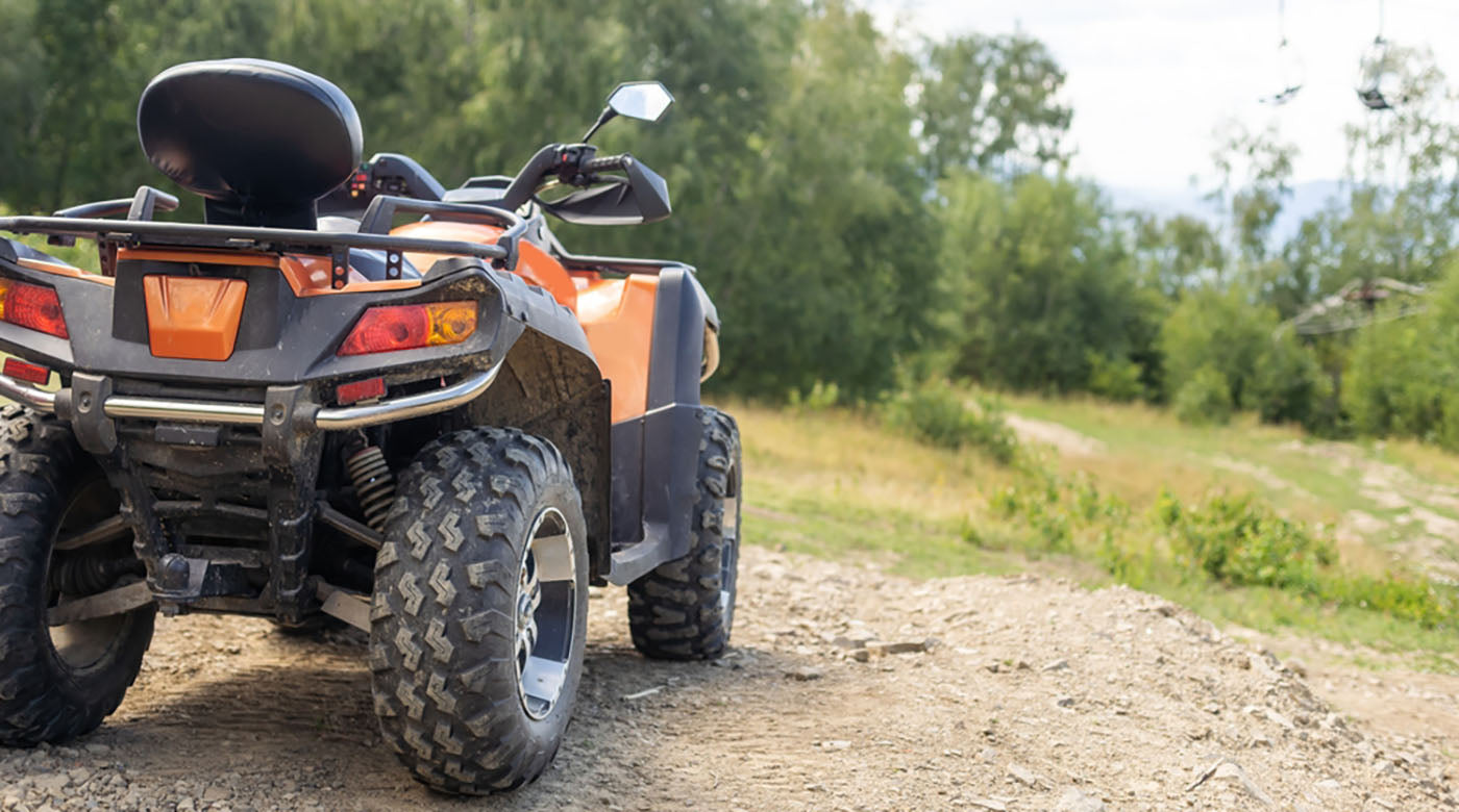 quadbike mountains atv