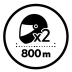 Connects Up to 2 Riders