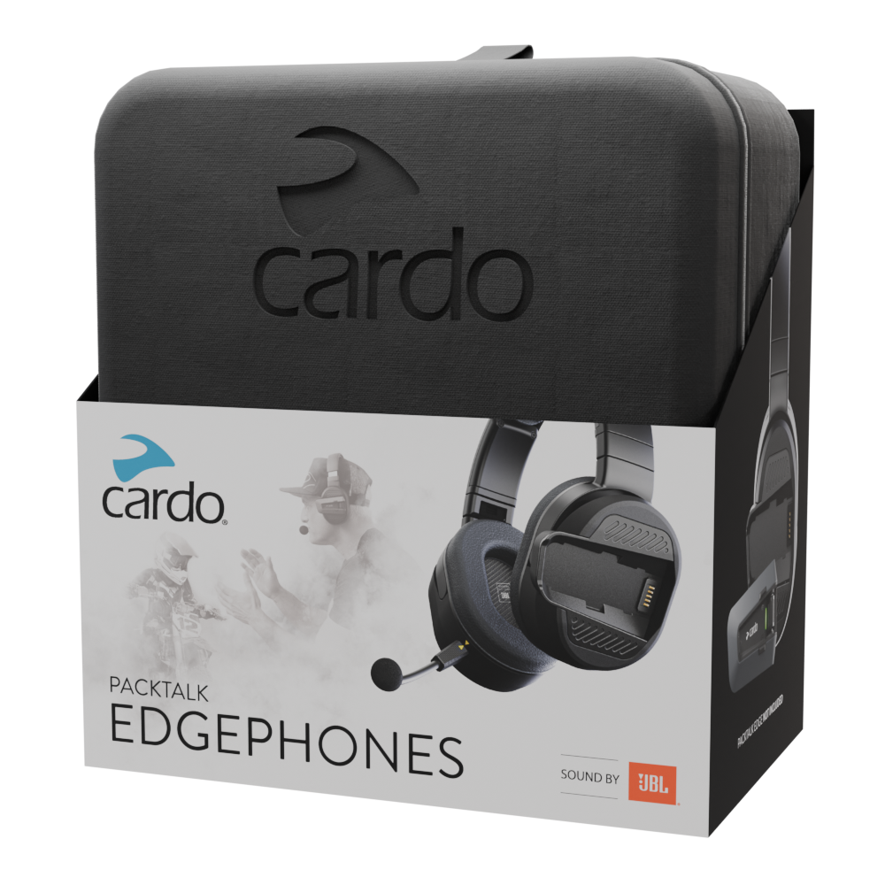 Packtalk Edgephones Headset | Cardo Systems