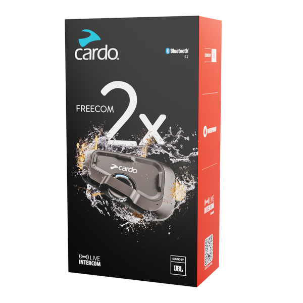 Cardo Freecom 2+ インカム Freecom 2x: Bluetooth Headset | Cardo Systems