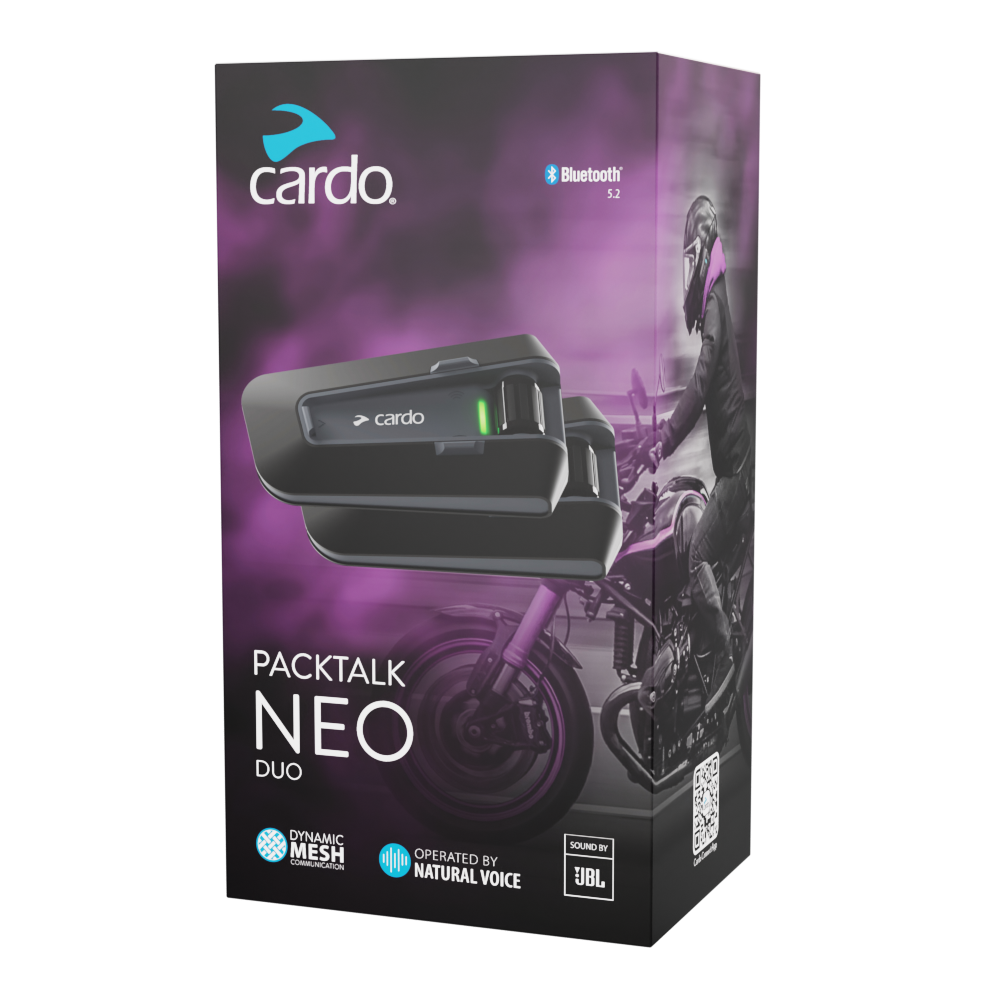 「リュウ」Cardo カルド Cardo Packtalk NEO Palktalk Neo: Bluetooth Headset | Cardo Systems