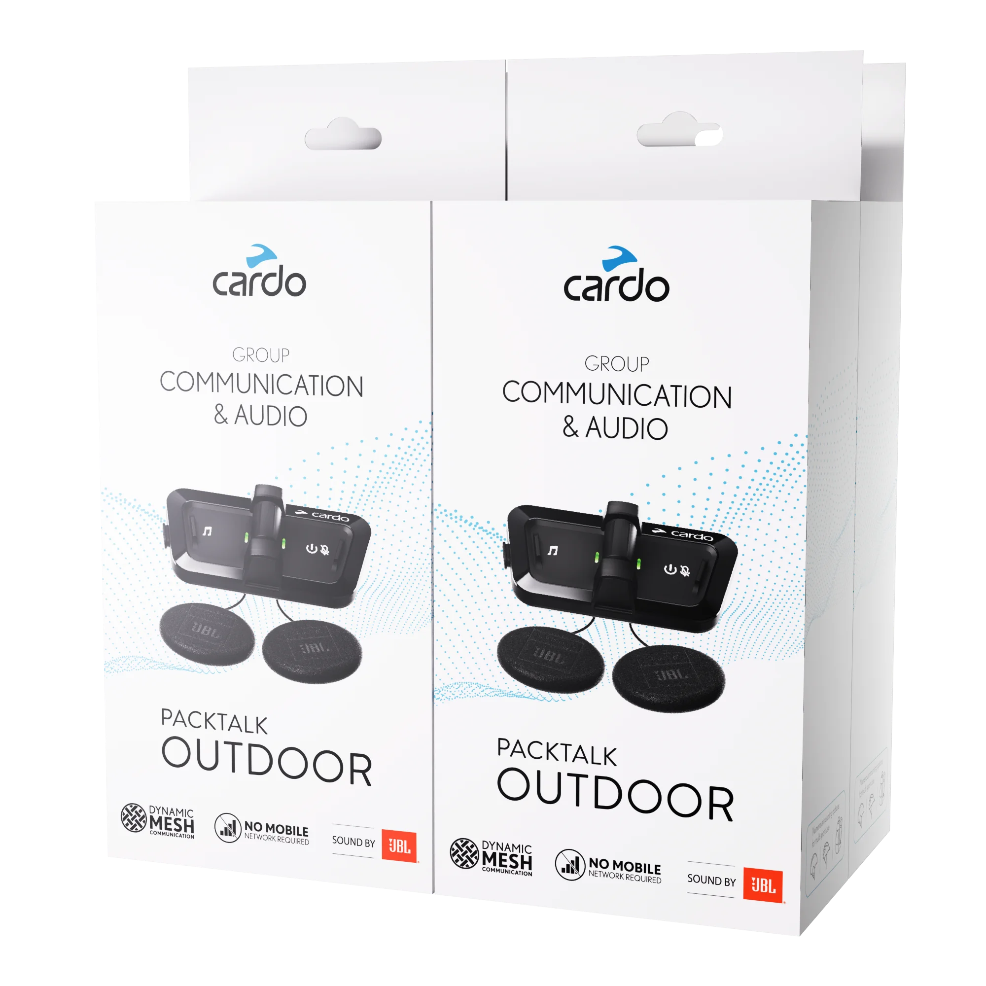 Cardo Packtalk Outdoor ブラック ホワイト セット PACKTALK Cardo Packtalk Outdoor ブラック ホワイト セット PACKTALK